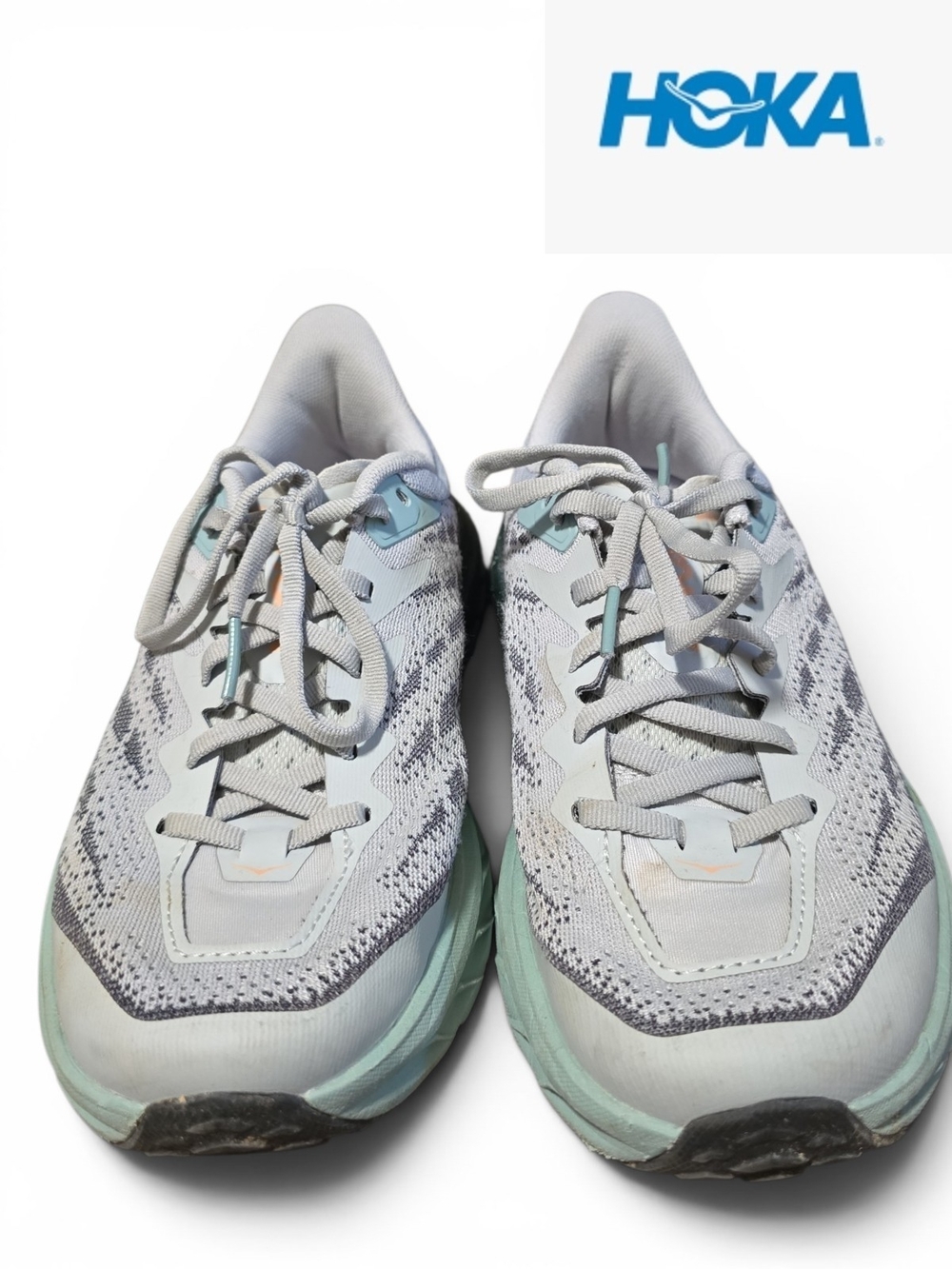 HOKA One One W Speedgoat 5 Womens Sneakers Size 7B Harbor Mist Spruce Gorpcore - Picture 4 of 8